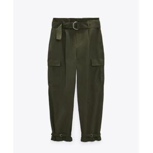 NWT Zara Straight Cargo Pants